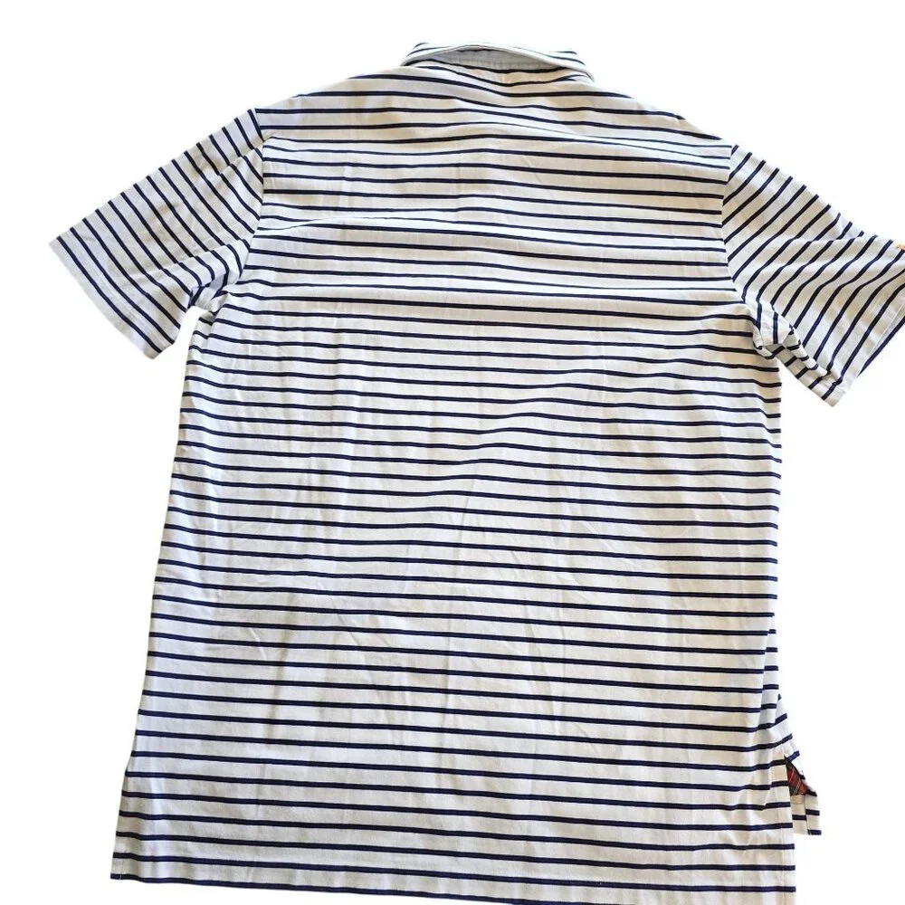 Polo Golf Ralph Lauren Mens Stretch Lisle Striped Polo Shirt L - Picture 2 of 7